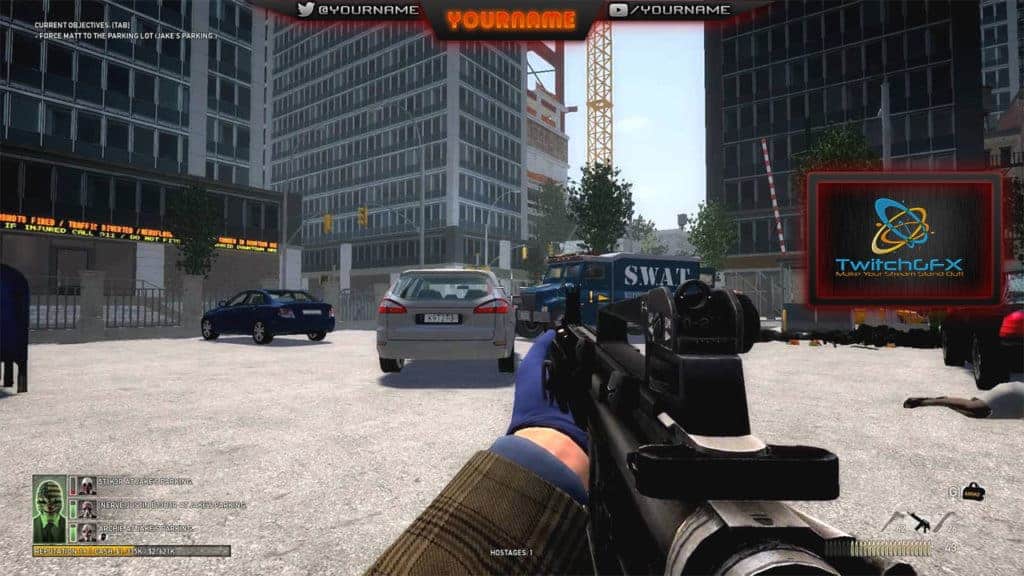 Project Dark – Twitch Overlay Project-Dark-Twitch-template