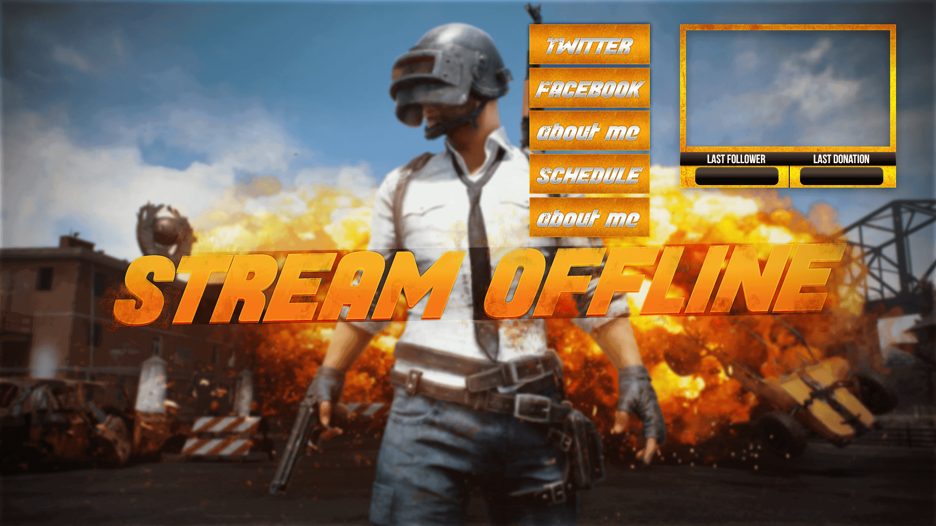 PUBG Free Twitch Overlay