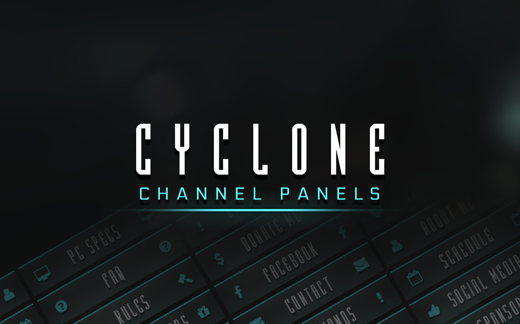Neon Cyclone Panels – Neon Twitch Profile Panels (15 Pack) 1 Neon Cyclone Panels – Neon Twitch Profile Panels (15 Pack)