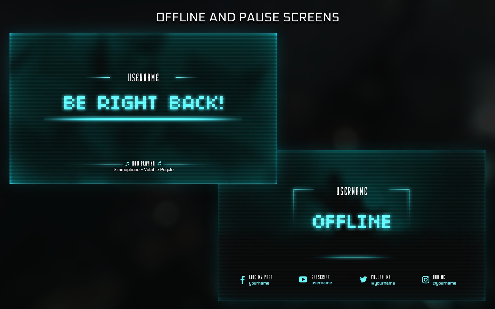 Neon Cyclone Streaming Kit for Twitch, YouTube, OBS and XSplit 5 Neon Cyclone Streaming Kit for Twitch, YouTube, OBS and XSplit - Image 5